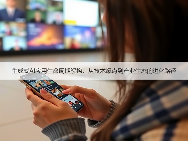 生成式AI应用生命周期解构：从技术爆点到产业生态的进化路径(图3)