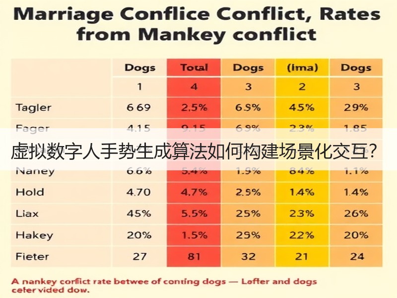 虚拟数字人手势生成算法如何构建场景化交互？