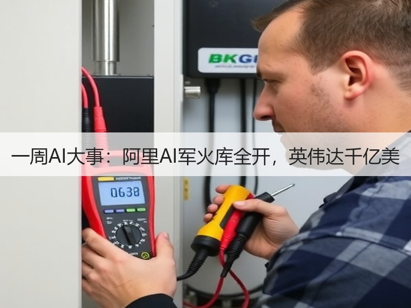 一周AI大事：阿里AI军火库全开，英伟达千亿美