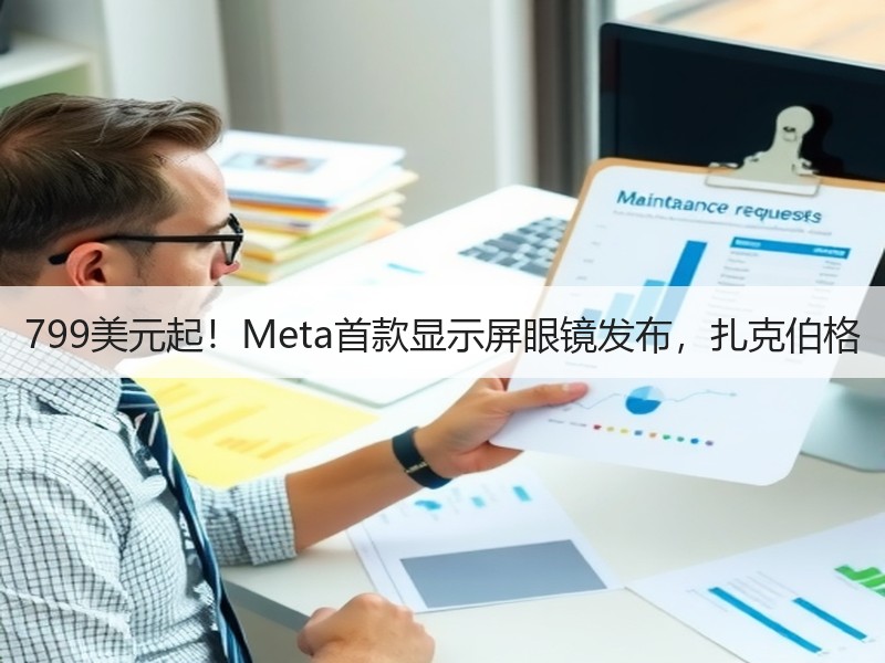 799美元起！Meta首款显示屏眼镜发布，扎克伯格