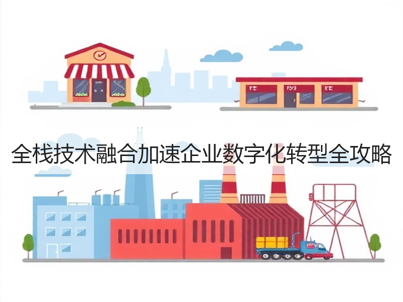 全栈技术融合加速企业数字化转型全攻略