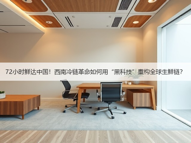 72小时鲜达中国！西南冷链革命如何用“黑科技”重构全球生鲜链？(图1)