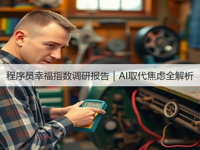 程序员幸福指数调研报告｜AI取代焦虑全解析(图1)