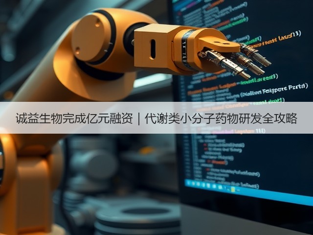 诚益生物完成亿元融资｜代谢类小分子药物研发全攻略(图2)