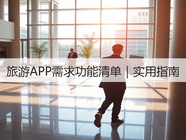 旅游APP需求功能清单｜实用指南(图1)