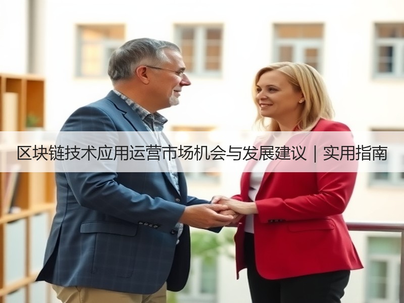 区块链技术应用运营市场机会与发展建议｜实用指南