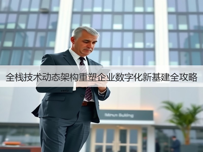 全栈技术动态架构重塑企业数字化新基建全攻略