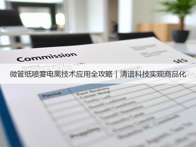 微管纸喷雾电离技术应用全攻略｜清谱科技实现商品化(图1)
