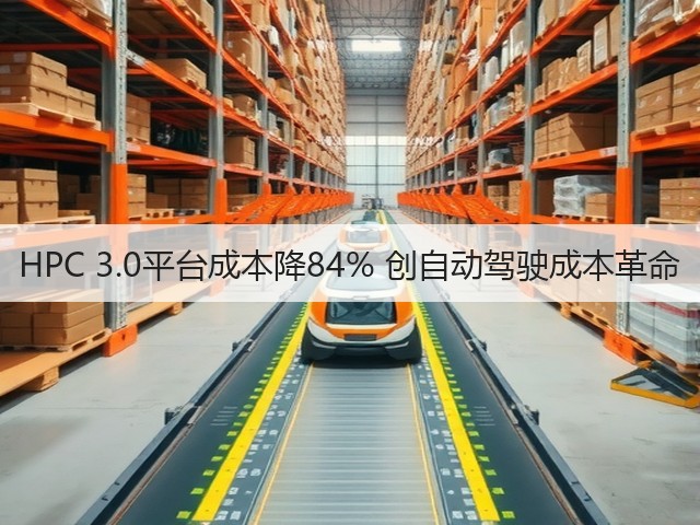 HPC 3.0平台成本降84% 创自动驾驶成本革命(图1)