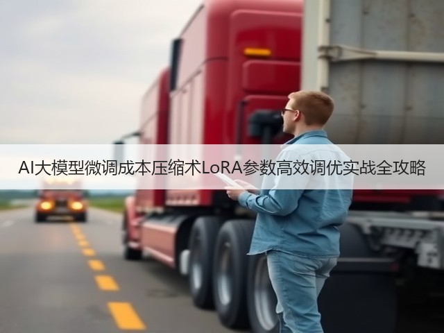 AI大模型微调成本压缩术LoRA参数高效调优实战全攻略(图1)