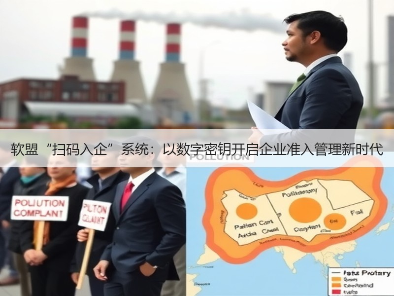 软盟“扫码入企”系统：以数字密钥开启企业准入管理新时代