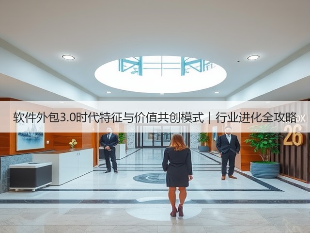 软件外包3.0时代特征与价值共创模式|行业进化全攻略(图1) 软件外包3.0时代特征与价值共创模式|行业进化全攻略(图1)
