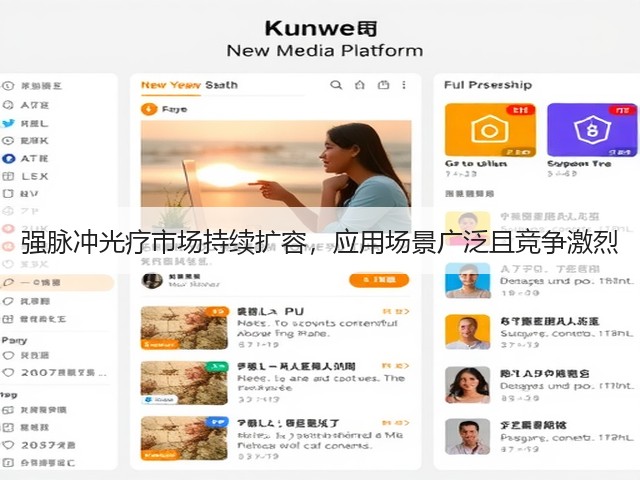 强脉冲光疗市场持续扩容，应用场景广泛且竞争激烈(图1)