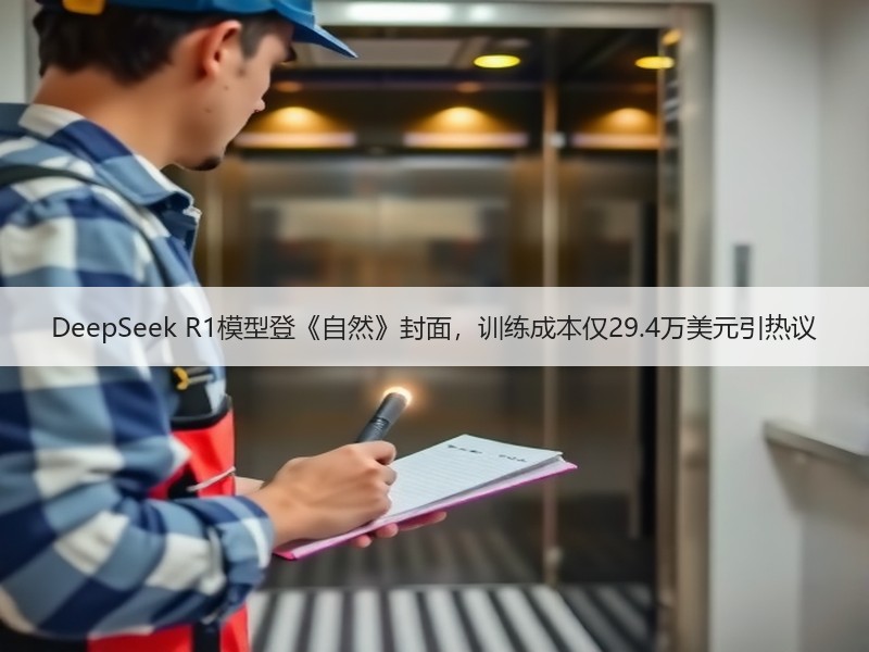 DeepSeek R1模型登《自然》封面，训练成本仅29.4