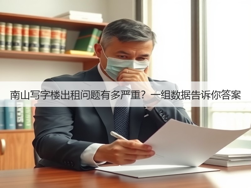 南山写字楼出租问题有多严重？一组数据告诉你答案