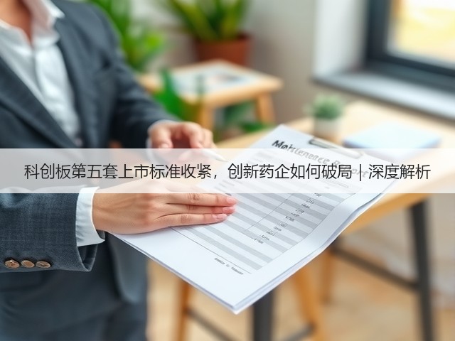 科创板第五套上市标准收紧，创新药企如何破局｜深度解析(图2)
