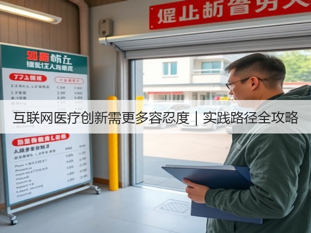 互联网医疗创新需更多容忍度｜实践路径全攻略(图3)