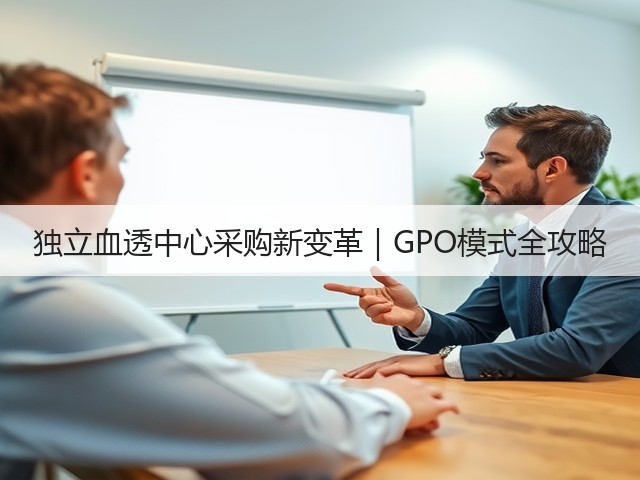 独立血透中心采购新变革｜GPO模式全攻略(图3)