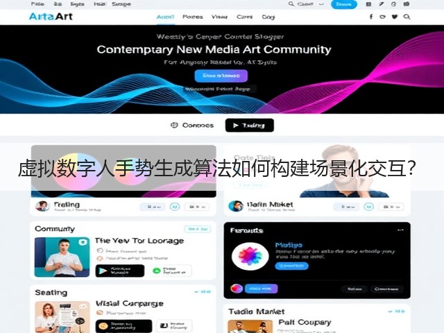 虚拟数字人手势生成算法如何构建场景化交互?(图1) 虚拟数字人手势生成算法如何构建场景化交互?(图1)