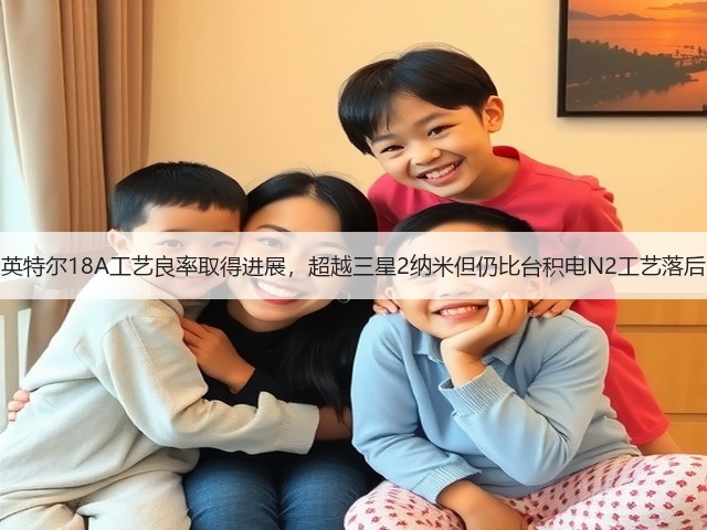 英特尔18A工艺良率取得进展，超越三星2纳米但仍比台积电N2工艺落后(图1)