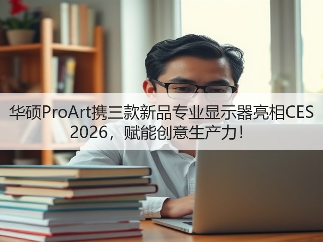 华硕ProArt携三款新品专业显示器亮相CES 2026，赋能创意生产力！(图2)