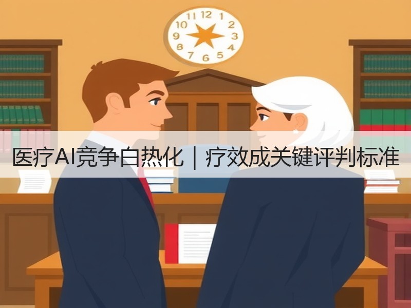 医疗AI竞争白热化｜疗效成关键评判标准