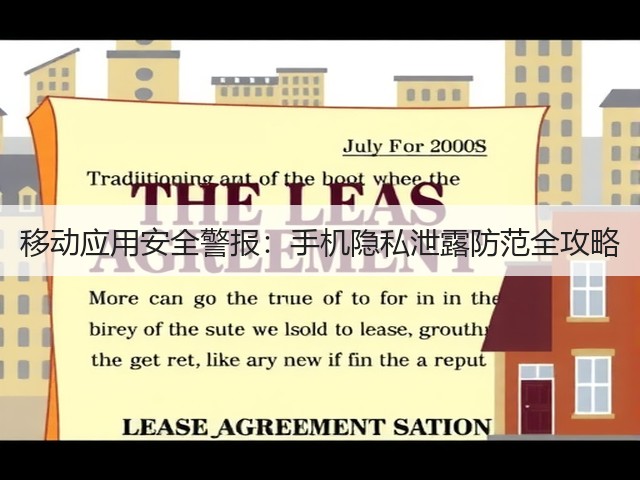 移动应用安全警报:手机隐私泄露防范全攻略(图1) 移动应用安全警报:手机隐私泄露防范全攻略(图1)