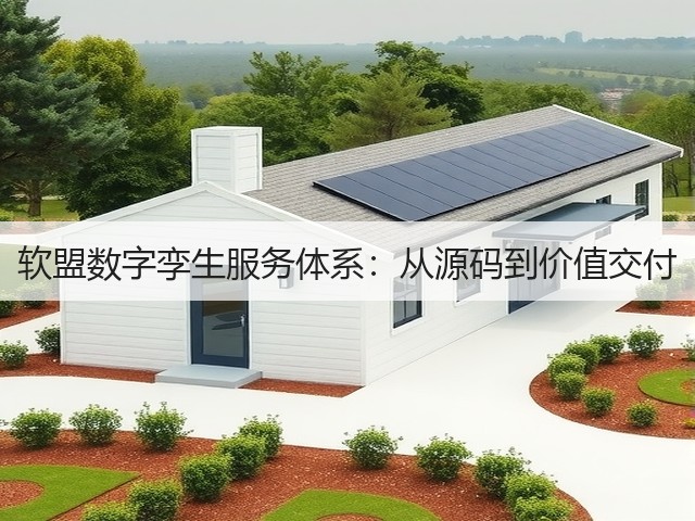 软盟数字孪生服务体系：从源码到价值交付(图1)