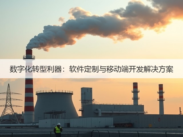 数字化转型利器：软件定制与移动端开发解决方案(图1)