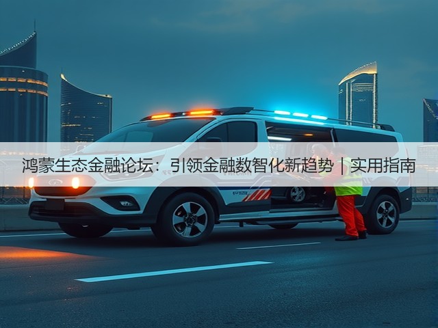 鸿蒙生态金融论坛:引领金融数智化新趋势|实用指南(图3) 鸿蒙生态金融论坛:引领金融数智化新趋势|实用指南(图3)