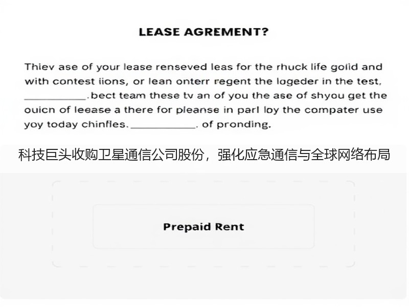 科技巨头收购卫星通信公司股份，强化应急通信与全球网络布局