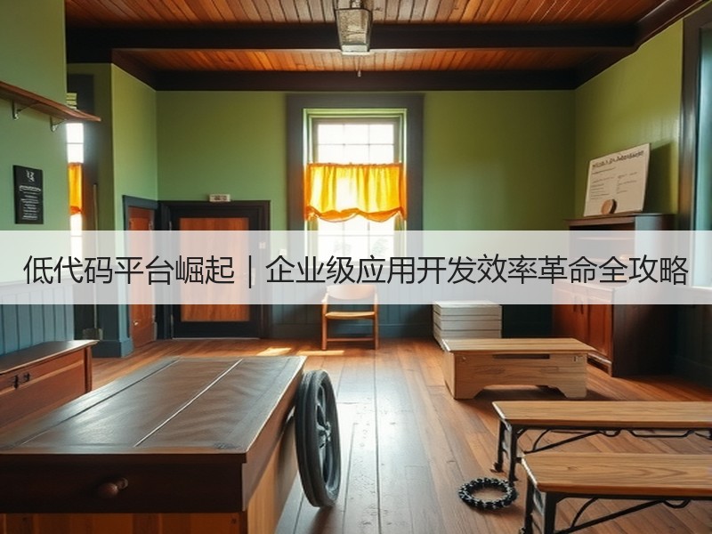 低代码平台崛起｜企业级应用开发效率革命全攻略