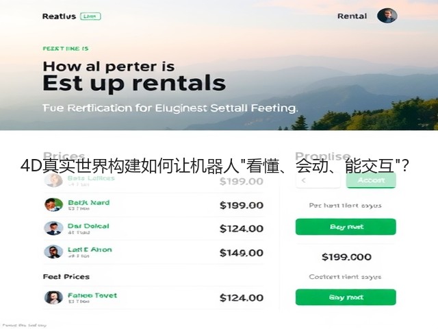 4D真实世界构建如何让机器人看懂、会动、能交互？(图1)