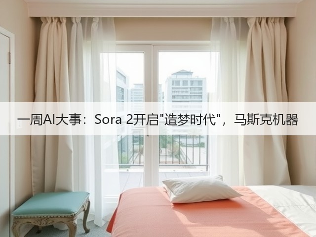 一周AI大事:Sora 2开启造梦时代,马斯克机器(图3) 一周AI大事:Sora 2开启造梦时代,马斯克机器(图3)