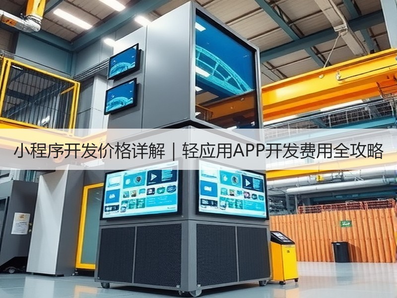小程序开发价格详解｜轻应用APP开发费用全攻略