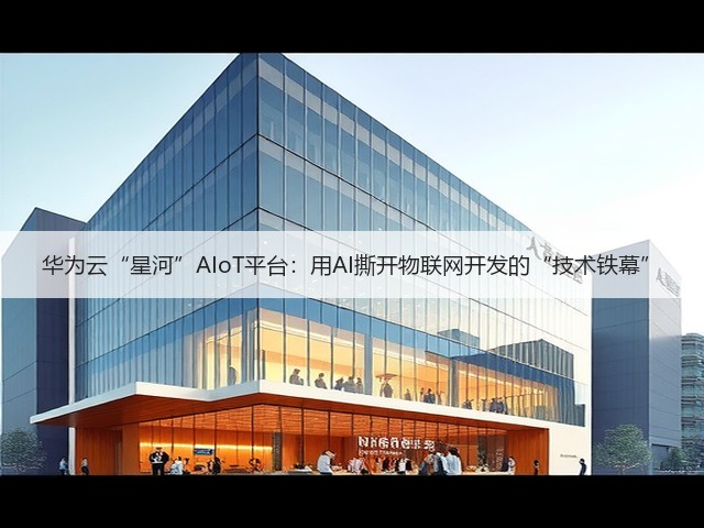 华为云“星河”AIoT平台:用AI撕开物联网开发的“技术铁幕”(图2) 华为云“星河”AIoT平台:用AI撕开物联网开发的“技术铁幕”(图2)