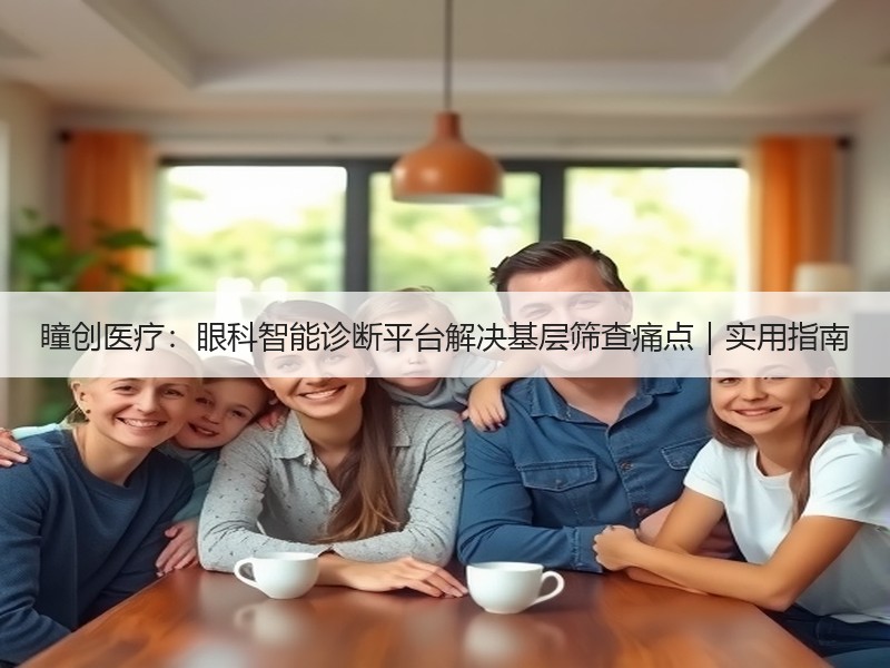 瞳创医疗：眼科智能诊断平台解决基层筛查痛点｜实用指南