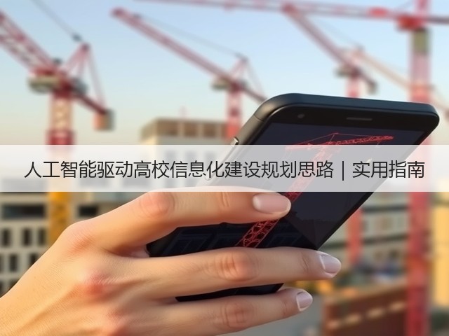 人工智能驱动高校信息化建设规划思路|实用指南(图1) 人工智能驱动高校信息化建设规划思路|实用指南(图1)