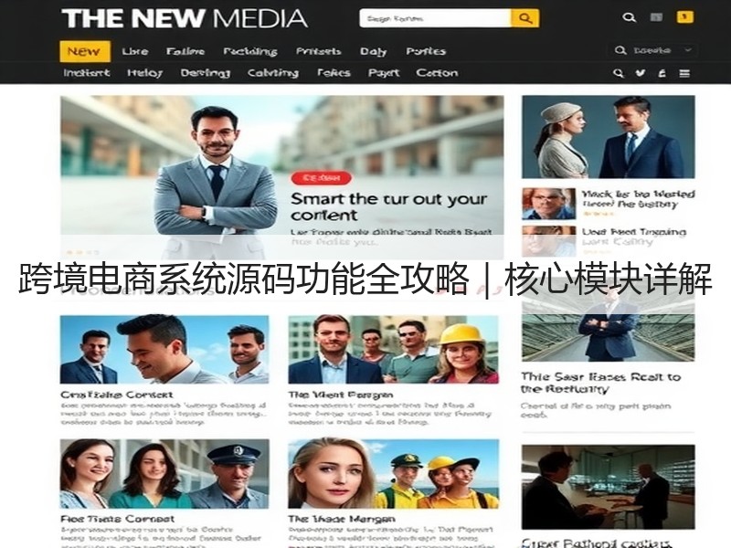 跨境电商系统源码功能全攻略｜核心模块详解