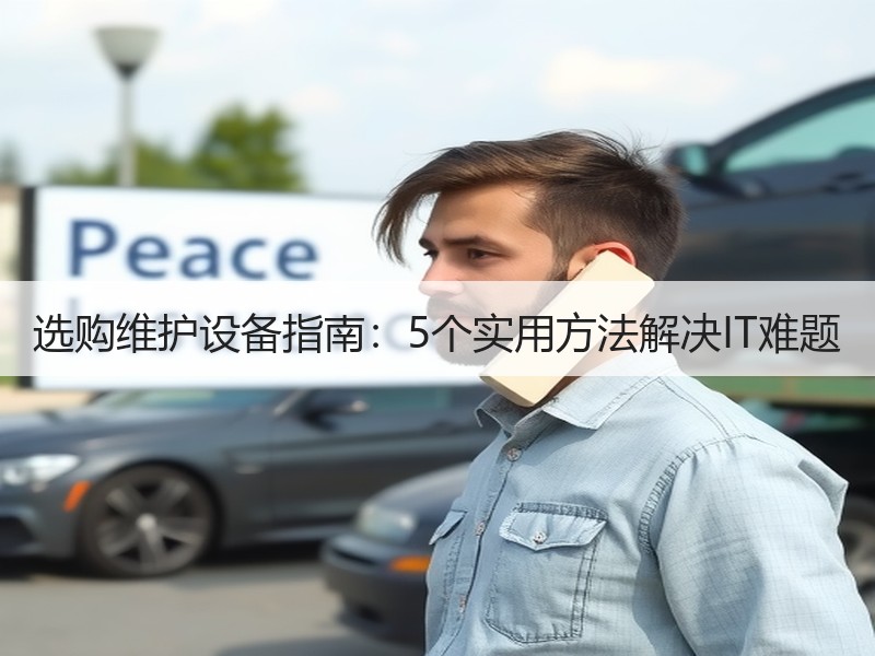 选购维护设备指南：5个实用方法解决IT难题