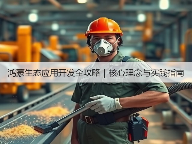 鸿蒙生态应用开发全攻略|核心理念与实践指南(图3) 鸿蒙生态应用开发全攻略|核心理念与实践指南(图3)