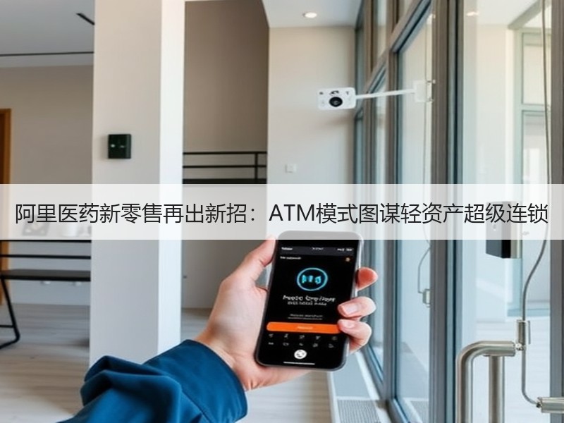 阿里医药新零售再出新招：ATM模式图谋轻资产超级连锁