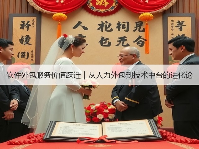 软件外包服务价值跃迁|从人力外包到技术中台的进化论(图3) 软件外包服务价值跃迁|从人力外包到技术中台的进化论(图3)