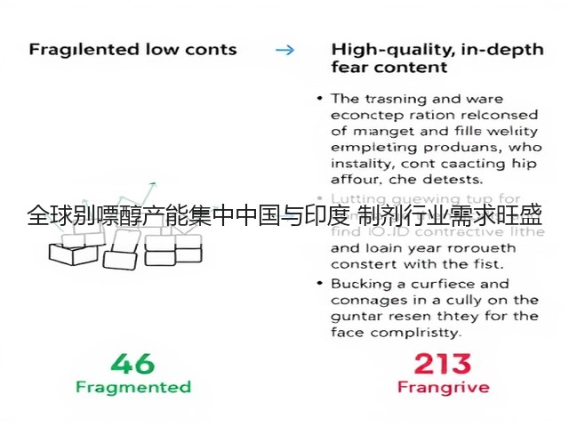 全球别嘌醇产能集中中国与印度 制剂行业需求旺盛(图2)