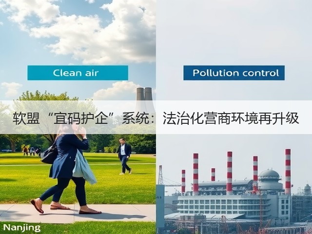 软盟“宜码护企”系统:法治化营商环境再升级(图1) 软盟“宜码护企”系统:法治化营商环境再升级(图1)