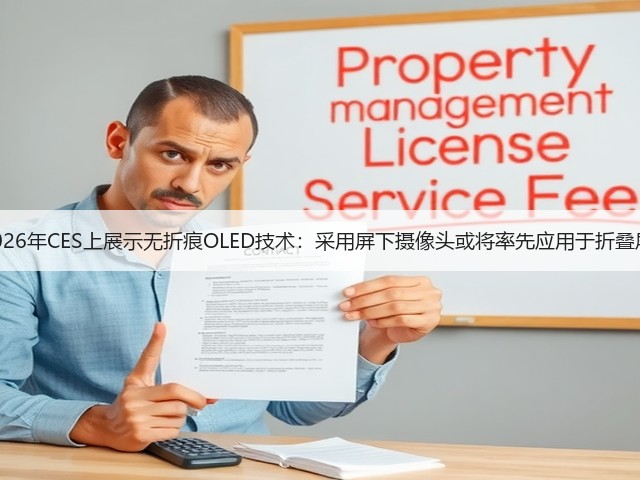 三星在2026年CES上展示无折痕OLED技术：采用屏下摄像头或将率先应用于折叠屏iPhone(图2)