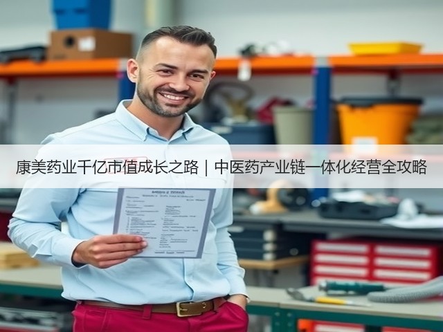 康美药业千亿市值成长之路｜中医药产业链一体化经营全攻略(图1)