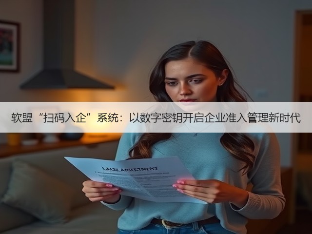 软盟“扫码入企”系统：以数字密钥开启企业准入管理新时代(图3)