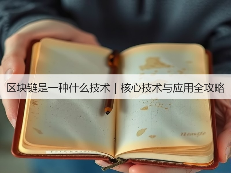 区块链是一种什么技术｜核心技术与应用全攻略