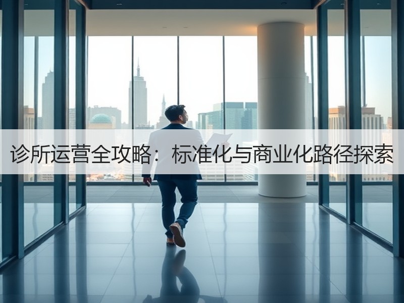 诊所运营全攻略：标准化与商业化路径探索
